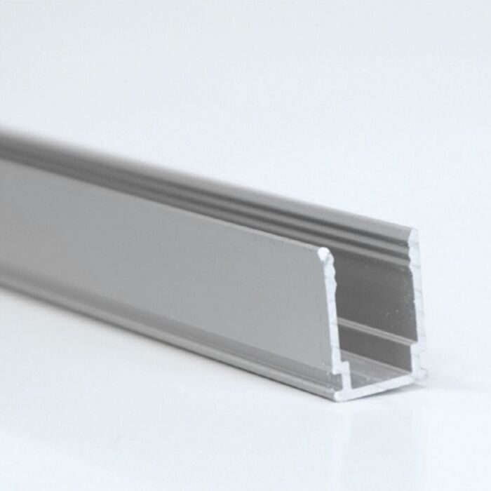 Профиль алюминиевый для тонкого неона 6х12 мм